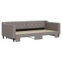 Sofá cama nido tela gris taupe 90x200 cm de vidaXL, Camas y somieres - Ref: Foro24-3197429, Precio: 294,41 €, Descuento: %