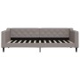 Sofá cama nido tela gris taupe 90x200 cm de vidaXL, Camas y somieres - Ref: Foro24-3197429, Precio: 294,41 €, Descuento: %