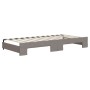 Sofá cama nido tela gris taupe 90x200 cm de vidaXL, Camas y somieres - Ref: Foro24-3197429, Precio: 294,41 €, Descuento: %