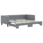 Sofá cama nido tela gris claro 90x200 cm de vidaXL, Camas y somieres - Ref: Foro24-3196578, Precio: 270,93 €, Descuento: %