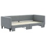 Sofá cama nido tela gris claro 90x200 cm de vidaXL, Camas y somieres - Ref: Foro24-3196578, Precio: 270,93 €, Descuento: %