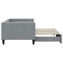 Sofá cama nido tela gris claro 90x200 cm de vidaXL, Camas y somieres - Ref: Foro24-3196578, Precio: 270,93 €, Descuento: %