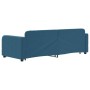 Blue velvet trundle sofa bed 80x200 cm by vidaXL, Beds and slatted bases - Ref: Foro24-3196921, Price: 305,99 €, Discount: %