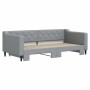 Sofá cama nido tela gris claro 90x190 cm de vidaXL, Camas y somieres - Ref: Foro24-3197436, Precio: 265,97 €, Descuento: %