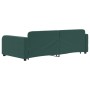 Dark green velvet trundle sofa bed 100x200 cm by vidaXL, Beds and slatted bases - Ref: Foro24-3196938, Price: 315,99 €, Disco...