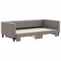 Sofá cama nido tela gris taupe 100x200 cm de vidaXL, Camas y somieres - Ref: Foro24-3196586, Precio: 309,60 €, Descuento: %