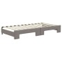 Sofá cama nido tela gris taupe 100x200 cm de vidaXL, Camas y somieres - Ref: Foro24-3196586, Precio: 309,60 €, Descuento: %