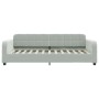 Sofá cama nido terciopelo gris claro 100x200 cm de vidaXL, Camas y somieres - Ref: Foro24-3196936, Precio: 308,44 €, Descuent...