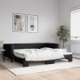 Sofá cama nido tela negro 100x200 cm de vidaXL, Camas y somieres - Ref: Foro24-3196585, Precio: 281,00 €, Descuento: %