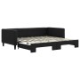 Sofá cama nido tela negro 100x200 cm de vidaXL, Camas y somieres - Ref: Foro24-3196585, Precio: 281,00 €, Descuento: %