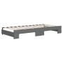 Sofá cama nido tela gris oscuro 90x200 cm de vidaXL, Camas y somieres - Ref: Foro24-3197427, Precio: 300,75 €, Descuento: %