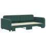 Sofá cama nido terciopelo verde oscuro 90x200 cm de vidaXL, Camas y somieres - Ref: Foro24-3196931, Precio: 274,63 €, Descuen...