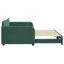 Sofá cama nido terciopelo verde oscuro 90x200 cm de vidaXL, Camas y somieres - Ref: Foro24-3196931, Precio: 274,63 €, Descuen...