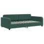 Sofá cama nido terciopelo verde oscuro 90x200 cm de vidaXL, Camas y somieres - Ref: Foro24-3196931, Precio: 274,63 €, Descuen...