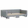 Sofá cama nido tela gris claro 100x200 cm de vidaXL, Camas y somieres - Ref: Foro24-3197431, Precio: 284,30 €, Descuento: %