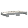 Sofá cama nido tela gris claro 100x200 cm de vidaXL, Camas y somieres - Ref: Foro24-3197431, Precio: 284,30 €, Descuento: %