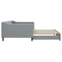 Sofá cama nido tela gris claro 100x200 cm de vidaXL, Camas y somieres - Ref: Foro24-3197431, Precio: 284,30 €, Descuento: %