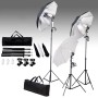 Kit de iluminación de estudio trípodes y sombrillas 24 vatios de vidaXL, Flashes e iluminaciones de estudio - Ref: Foro24-190...