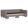 Sofá cama nido tela gris taupe 80x200 cm de vidaXL, Camas y somieres - Ref: Foro24-3197424, Precio: 269,73 €, Descuento: %