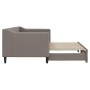 Sofá cama nido tela gris taupe 80x200 cm de vidaXL, Camas y somieres - Ref: Foro24-3197424, Precio: 269,73 €, Descuento: %