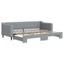 Sofá cama nido tela gris claro 80x200 cm de vidaXL, Camas y somieres - Ref: Foro24-3197421, Precio: 281,76 €, Descuento: %