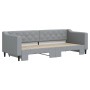 Sofá cama nido tela gris claro 80x200 cm de vidaXL, Camas y somieres - Ref: Foro24-3197421, Precio: 281,76 €, Descuento: %