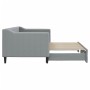 Sofá cama nido tela gris claro 80x200 cm de vidaXL, Camas y somieres - Ref: Foro24-3197421, Precio: 281,76 €, Descuento: %