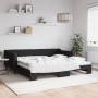 Sofá cama nido tela negro 100x200 cm de vidaXL, Camas y somieres - Ref: Foro24-3197433, Precio: 312,34 €, Descuento: %