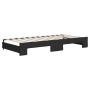 Sofá cama nido tela negro 90x200 cm de vidaXL, Camas y somieres - Ref: Foro24-3197428, Precio: 312,81 €, Descuento: %