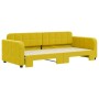 Sofá cama nido terciopelo amarillo 90x200 cm de vidaXL, Camas y somieres - Ref: Foro24-3196934, Precio: 319,71 €, Descuento: %