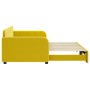 Sofá cama nido terciopelo amarillo 90x200 cm de vidaXL, Camas y somieres - Ref: Foro24-3196934, Precio: 319,71 €, Descuento: %