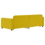 Sofá cama nido terciopelo amarillo 90x200 cm de vidaXL, Camas y somieres - Ref: Foro24-3196934, Precio: 319,71 €, Descuento: %