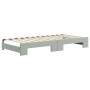 Sofá cama nido terciopelo gris claro 90x200 cm de vidaXL, Camas y somieres - Ref: Foro24-3196929, Precio: 294,19 €, Descuento: %