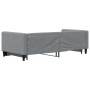 Sofá cama nido tela gris claro 90x190 cm de vidaXL, Camas y somieres - Ref: Foro24-3196588, Precio: 265,76 €, Descuento: %