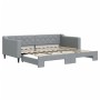 Sofá cama nido tela gris claro 90x200 cm de vidaXL, Camas y somieres - Ref: Foro24-3197426, Precio: 282,58 €, Descuento: %