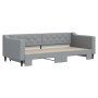 Sofá cama nido tela gris claro 90x200 cm de vidaXL, Camas y somieres - Ref: Foro24-3197426, Precio: 282,58 €, Descuento: %