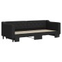 Black fabric trundle sofa bed 80x200 cm by vidaXL, Beds and slatted bases - Ref: Foro24-3197423, Price: 264,53 €, Discount: %