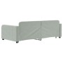 Sofá cama nido terciopelo gris claro 90x190 cm de vidaXL, Camas y somieres - Ref: Foro24-3196942, Precio: 281,99 €, Descuento: %