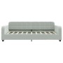 Light gray velvet trundle sofa bed 90x190 cm by vidaXL, Beds and slatted bases - Ref: Foro24-3196942, Price: 281,64 €, Discou...