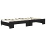 Sofá cama nido tela negro 90x190 cm de vidaXL, Camas y somieres - Ref: Foro24-3196590, Precio: 264,40 €, Descuento: %