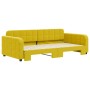 Sofá cama nido terciopelo amarillo 100x200 cm de vidaXL, Camas y somieres - Ref: Foro24-3196941, Precio: 310,97 €, Descuento: %