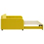 Sofá cama nido terciopelo amarillo 100x200 cm de vidaXL, Camas y somieres - Ref: Foro24-3196941, Precio: 310,97 €, Descuento: %