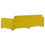 Sofá cama nido terciopelo amarillo 100x200 cm de vidaXL, Camas y somieres - Ref: Foro24-3196941, Precio: 310,97 €, Descuento: %