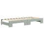 Sofá cama nido terciopelo gris claro 80x200 cm de vidaXL, Camas y somieres - Ref: Foro24-3196922, Precio: 271,42 €, Descuento: %