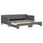 Sofá cama nido tela gris oscuro 90x190 cm de vidaXL, Camas y somieres - Ref: Foro24-3197437, Precio: 282,10 €, Descuento: %