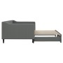 Sofá cama nido tela gris oscuro 90x190 cm de vidaXL, Camas y somieres - Ref: Foro24-3197437, Precio: 282,10 €, Descuento: %