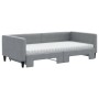 Sofá cama nido con colchón tela gris claro 100x200 cm de vidaXL, Camas y somieres - Ref: Foro24-3196601, Precio: 445,99 €, De...