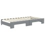 Sofá cama nido con colchón tela gris claro 100x200 cm de vidaXL, Camas y somieres - Ref: Foro24-3196601, Precio: 445,99 €, De...