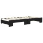 Sofá cama nido con colchón tela negro 90x190 cm de vidaXL, Camas y somieres - Ref: Foro24-3196608, Precio: 442,67 €, Descuent...