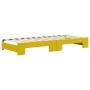 Trundle sofa bed with yellow velvet mattress 90x200 cm by vidaXL, Beds and slatted bases - Ref: Foro24-3197330, Price: 473,36...